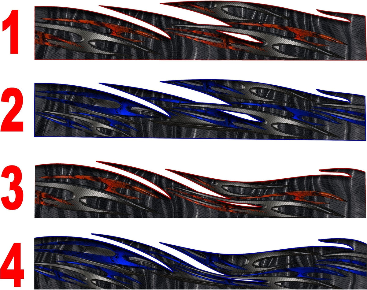 tribal carbon fiber wrap styles to choose from chart
